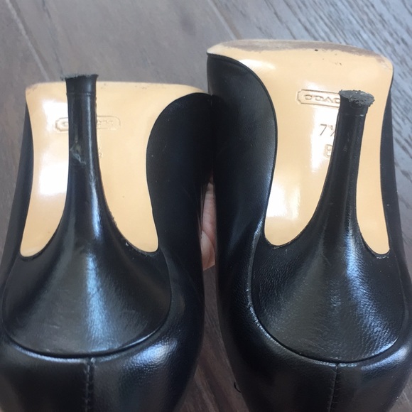 Coach Alison Kid Leather Pumps 7.5 - Picture 5 of 9